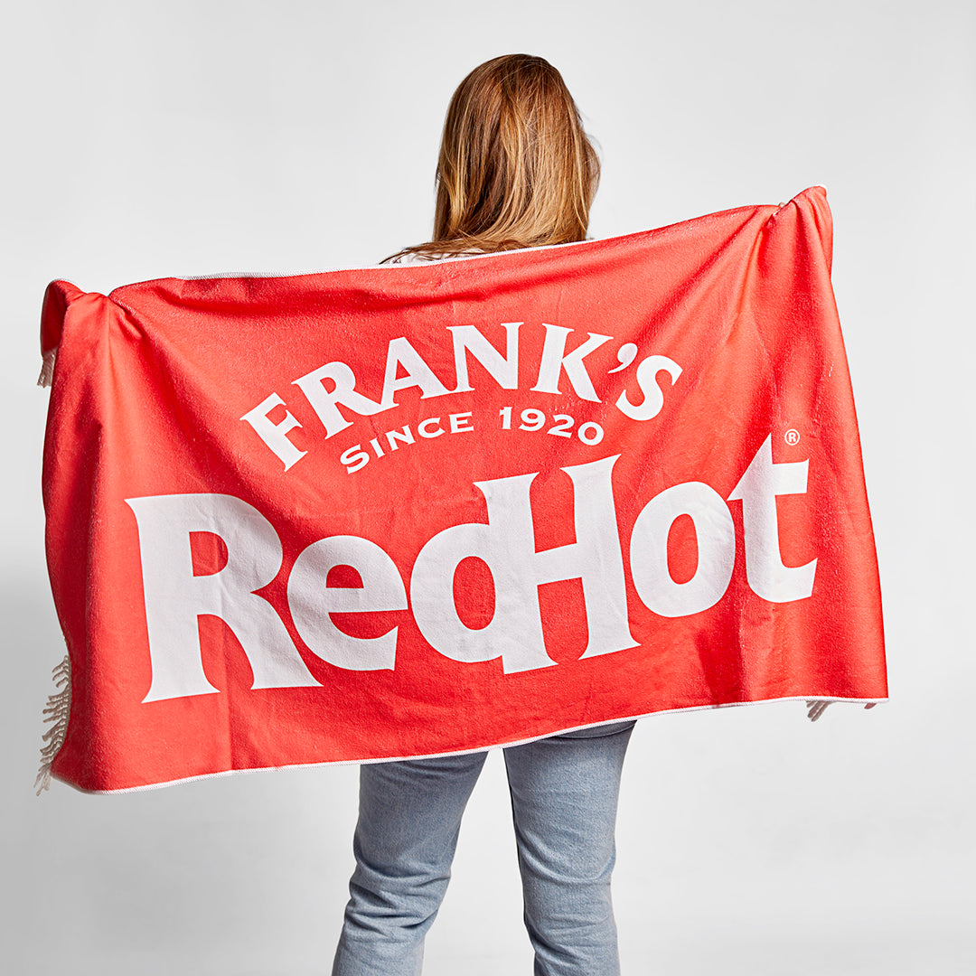 FRANK'S REDHOT BEACH TOWEL