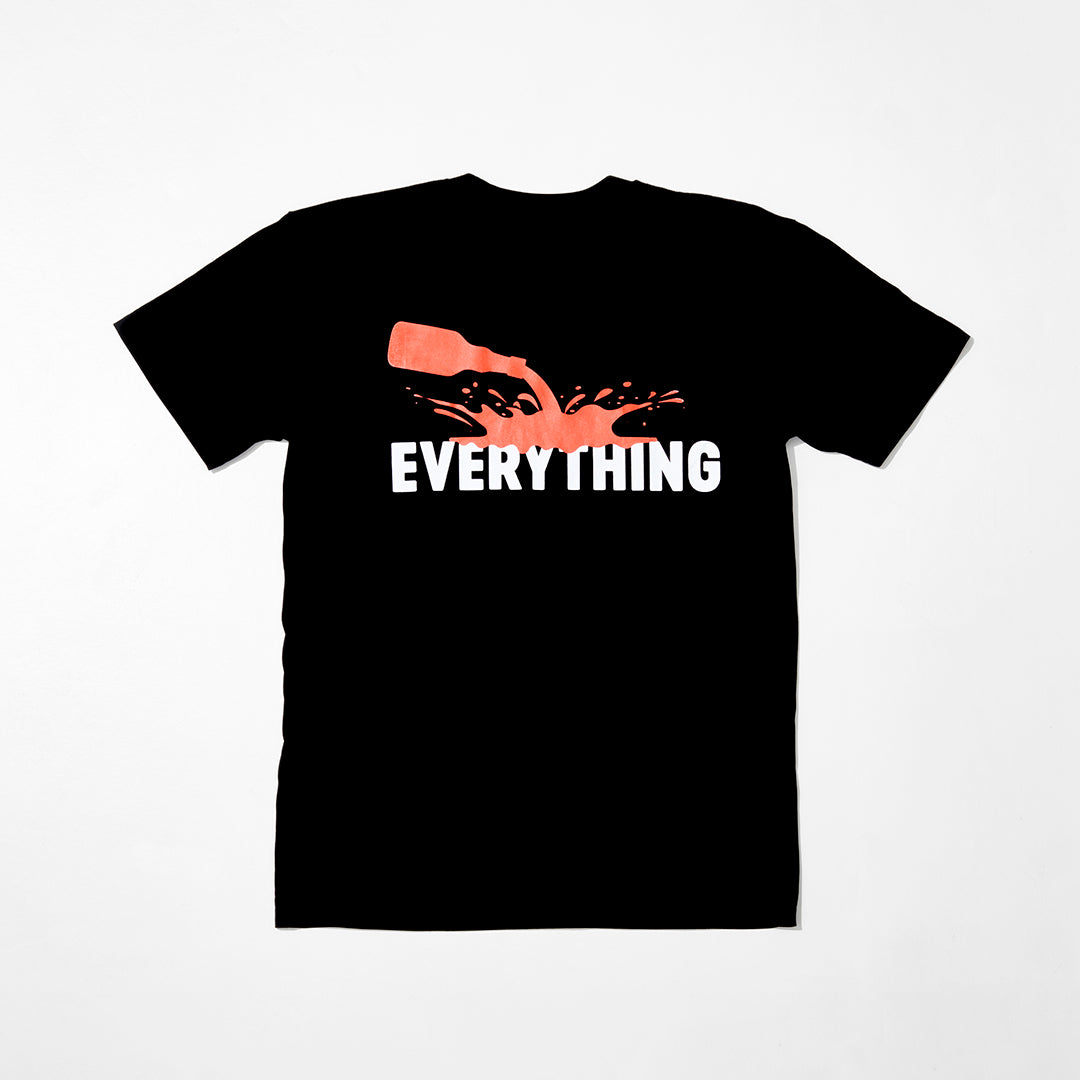 FRANK'S REDHOT #IPTSOE BLACK T-SHIRT